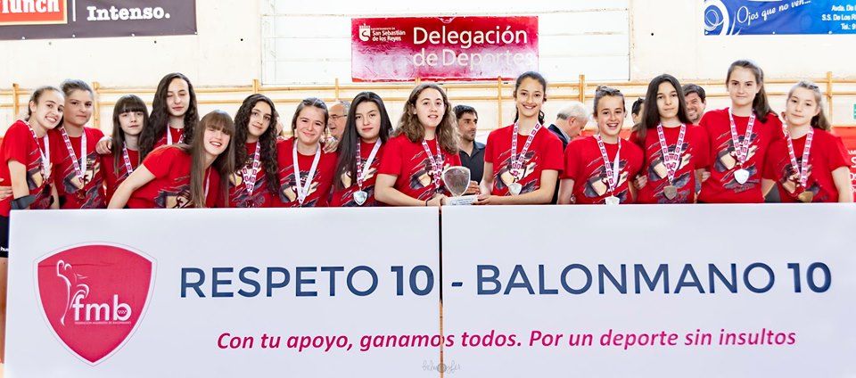 Subcampeonas de Madrid, infantiles femeninas 2019