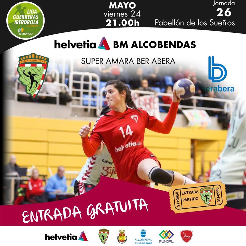 Cartel Partido Helvetia BM Alcobendas contra Bera Bera