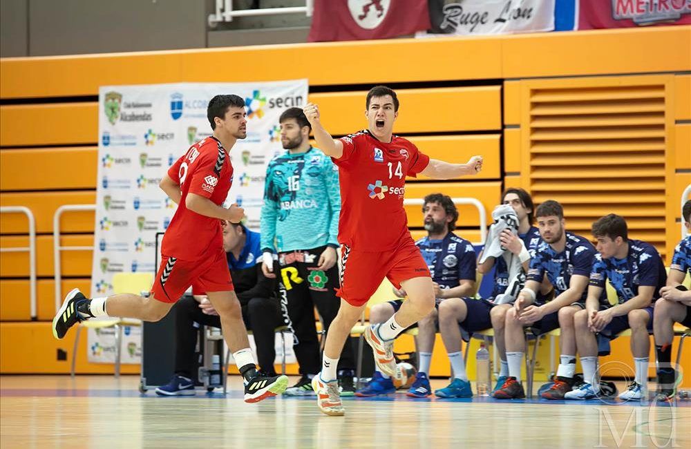 Celebración de un gol jugadora BM Alcobendas