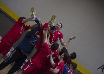 Luis Gil despidiendose del Balonmano 30 años