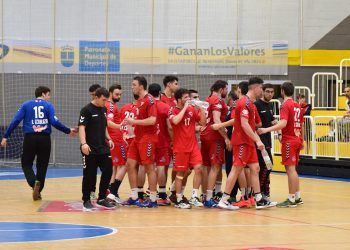 Equipo BM Alcobendas primer partido de liga