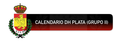 Calendario DH Plata grupo II